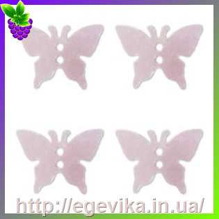 Купить Пайетки метелик, колір білий з перламутровим відливом, 3 г