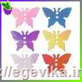 <span>Пайетки</span>  метелик, колір микс із перламутровим відливом, 3 г