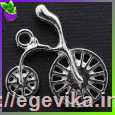 <span>Кулон-Підвіска,</span>  велосипед, колір античне срібло, 26х23х3 мм