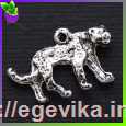 <span>Кулон-Підвіска,</span>  леопард, колір античне срібло, 19х12х3 мм