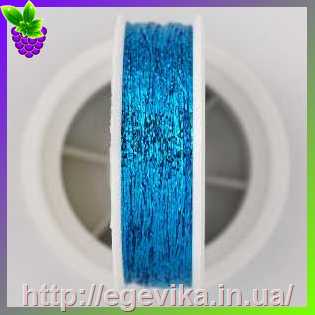 Купить Нитка люрекс для вишивання, колір №80-16 блакитний