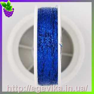Купить Нитка люрекс для вишивання, колір №80-09 синій
