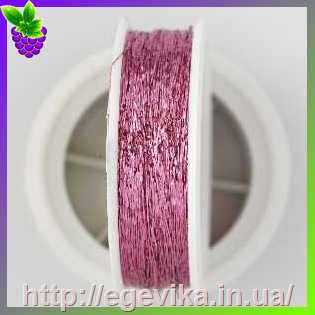 Купить Нитка люрекс для вишивання, колір №80-08 рожевий
