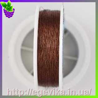 Купить Нитка люрекс для вишивання, колір №100-05 коричневий