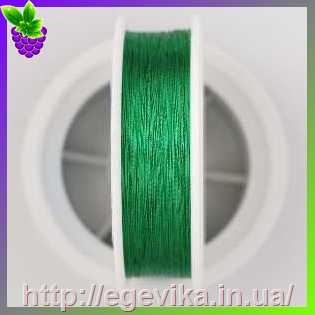 Купить Нитка люрекс для вишивання, колір №100-06 зелений