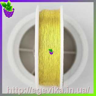 Купить Нитка люрекс для вишивання, колір №100-39 золото зелене