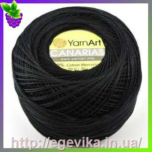 Купить Пряжа YarnArt Canarias / ЯрнАрт Канарис, цвет 9999 (Black / черный)