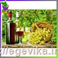 Схема, часткова вишивка бісером, габардин,  "Натюрморт із вином і виноградом" ("Натюрморт з вином і виноградом")