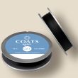 Нитка COATS Nymo 061, колір чорний, 75 м