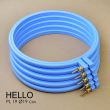 П[k]яльця пластикові HELLO PL19 блакитні, 190 мм х 9 мм