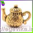 <span>Кулон-Підвіска,</span>  чайник, колір античне золото, 13х15х8 мм