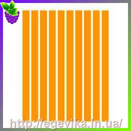Купить Полоски бумаги для квиллинга, цвет оранжевый неон, 3x297 мм, 80 г/м2, 200 шт