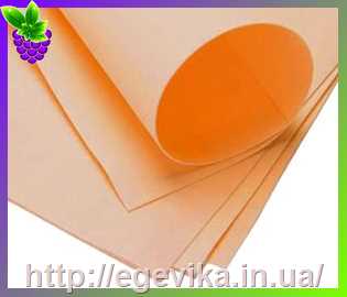 Купить Фоамиран (фумиран, foamіran), аркуш 20х30 см, колір 106/ 2-персиковий, 1,8 мм